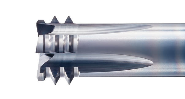 高硬度钢用带底刃螺纹铣刀AT-2