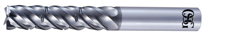 Anti-Vibration Long Carbide End Mill Square Chipbreaker Type