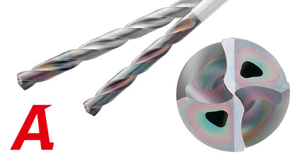 高性能内冷油孔硬质合金钻头 ADOX