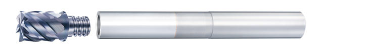 高硬度鋼用ヘッド交換式エンドミル 多刃スクエアタイプ PXSH