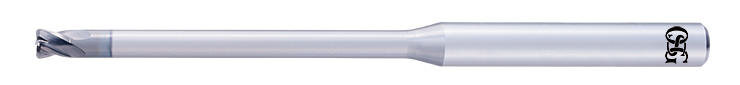 高硬度鋼用超硬エンドミル ロングネックラジアスタイプ 高能率仕上げ用4刃 AE-CPR4-H